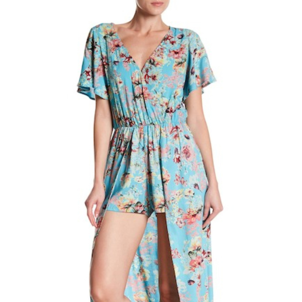 Angie Maxi Floral Romper